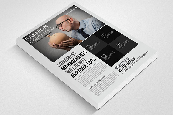 Business Finance Agency Flyer in Flyer Templates - product preview 1