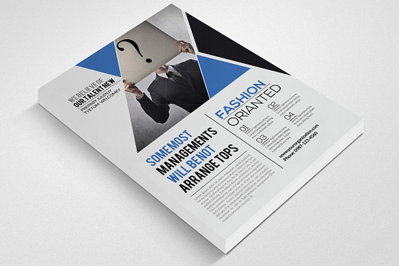 Business Solution Agency Flyer in Flyer Templates - product preview 1