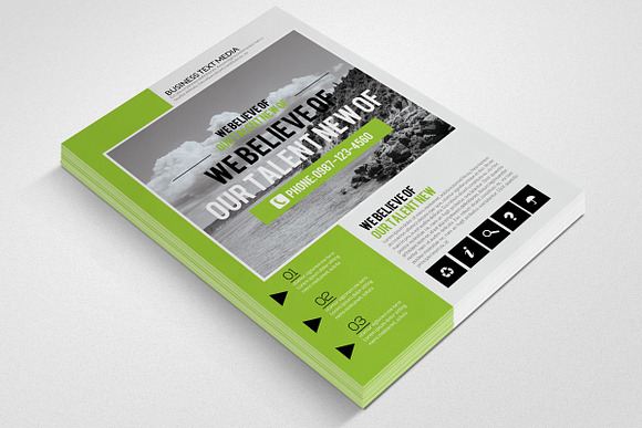 Multi Use Corporate Business Flyer in Flyer Templates - product preview 1