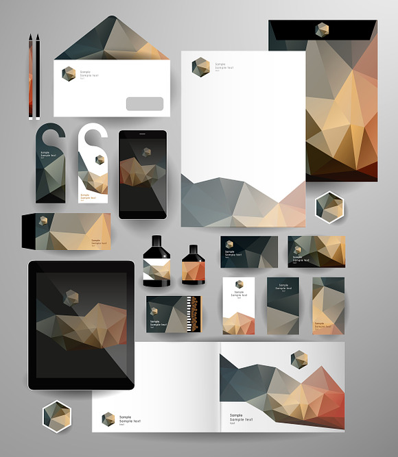Corporate identity templates in Illustrations - product preview 2