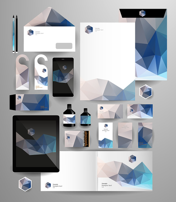 Corporate identity templates in Illustrations - product preview 3