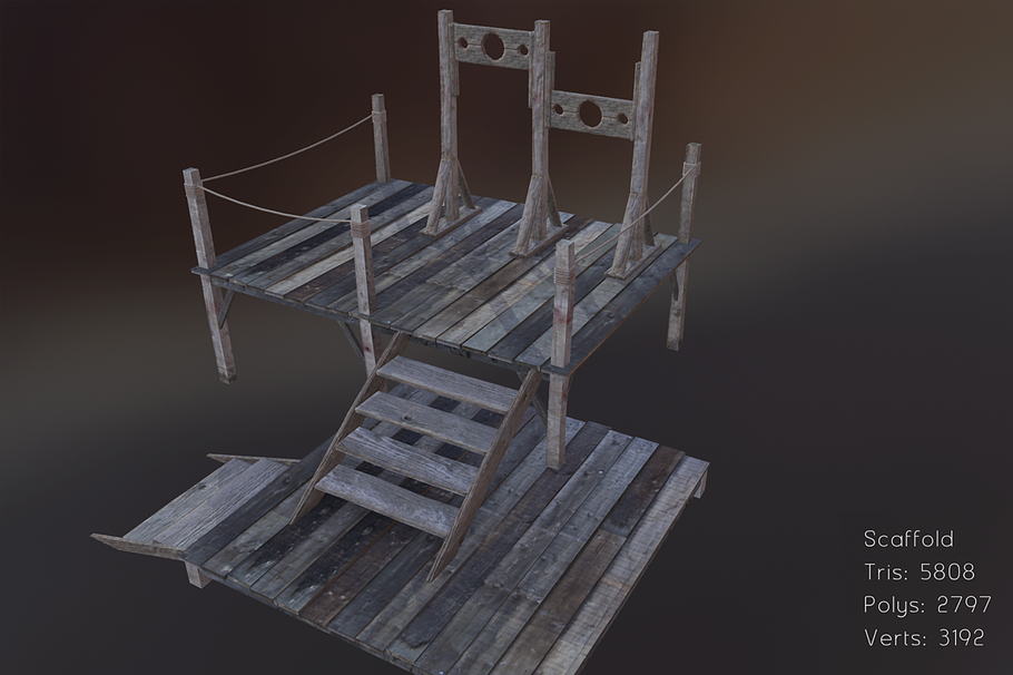 Medieval Set in Environment - product preview 17