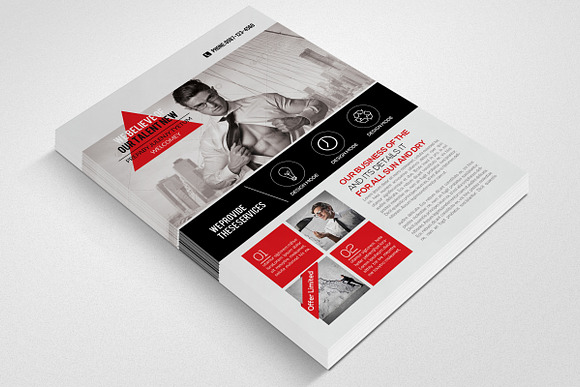Multi Use Business Flyer Template in Flyer Templates - product preview 1