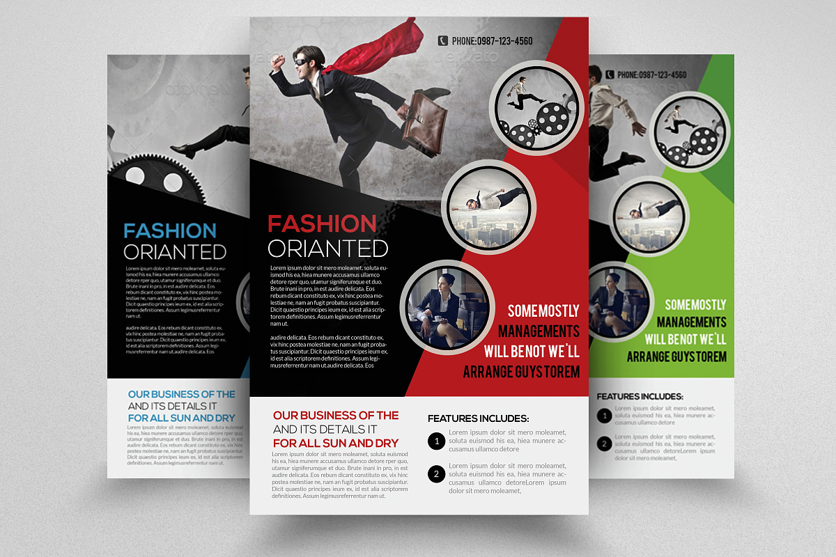 Corporate strategy Business Flyer in Flyer Templates - product preview 8