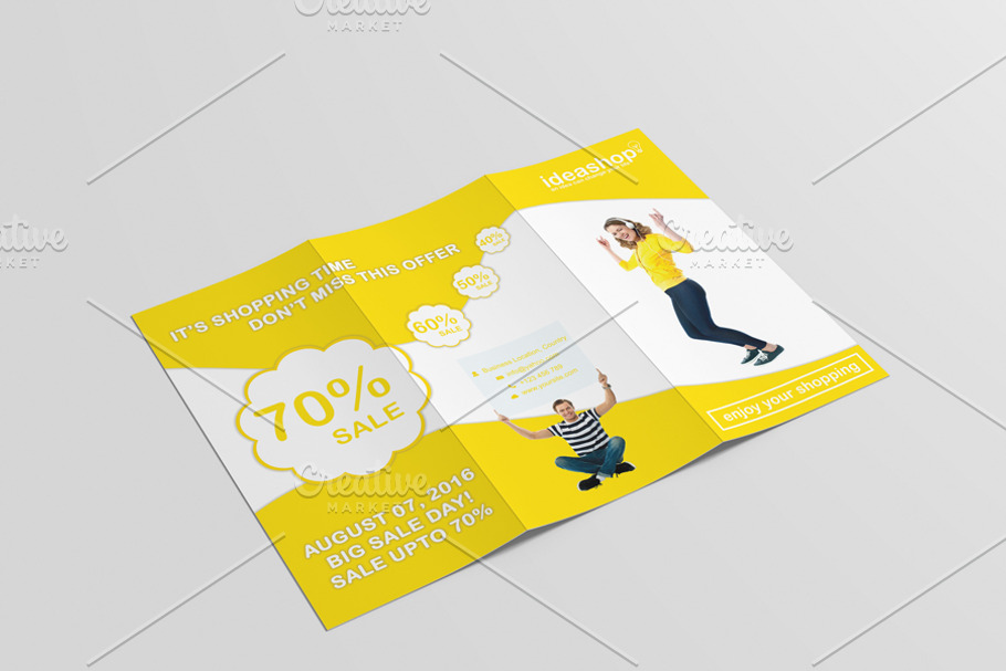 IdeaShop Tri-Fold Shopping Brochure