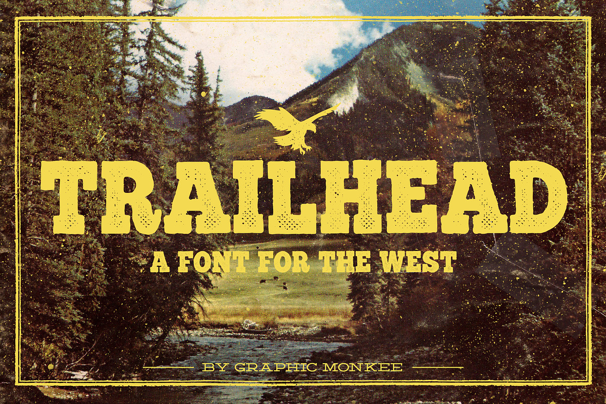 Trailhead - A Font for The West in Slab Serif Fonts - product preview 8