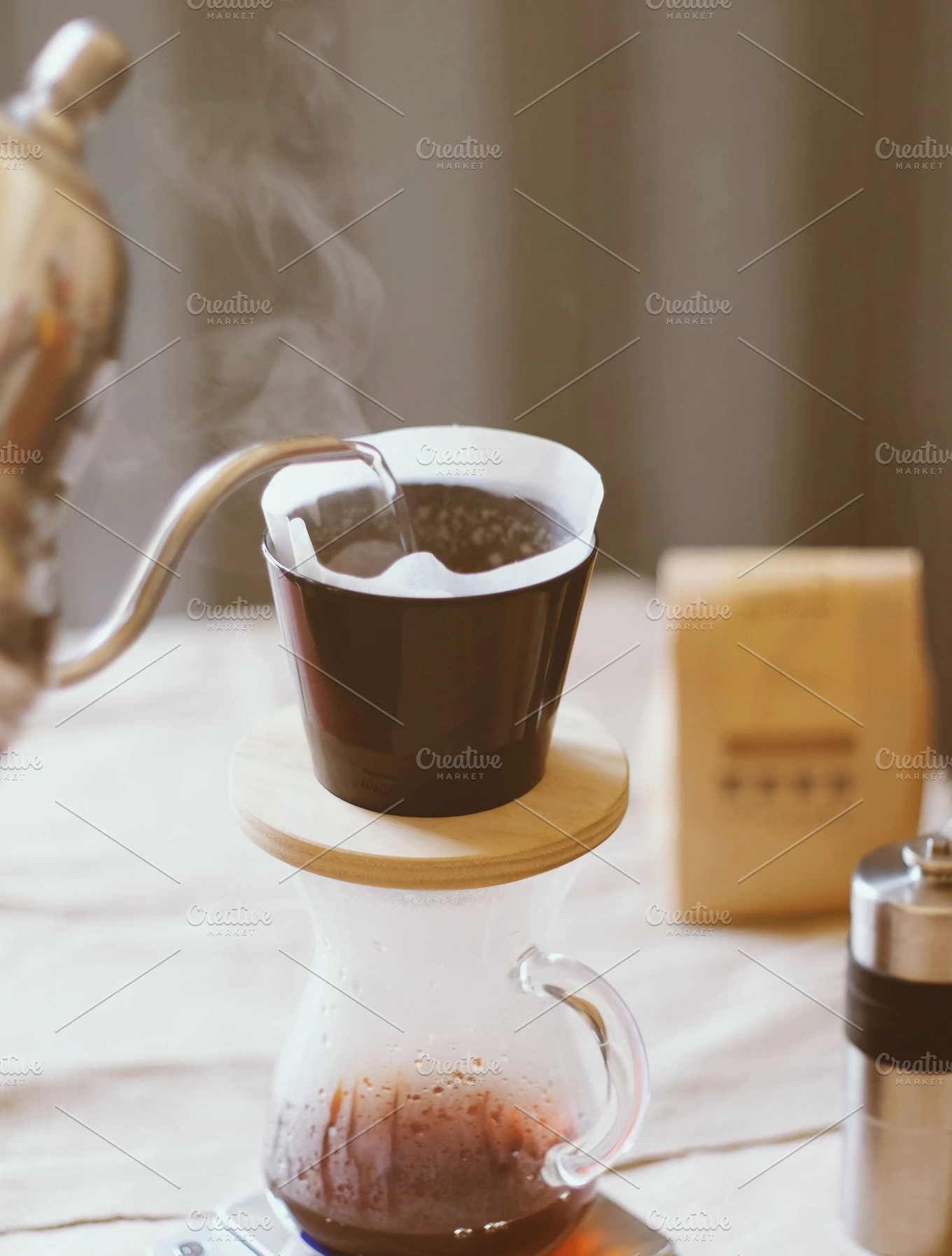 Hand drip coffee | High-Quality Food Images ~ Creative Market