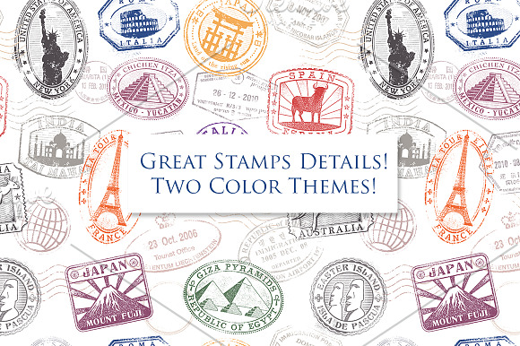 Monument Stamps Seamless Textures in Textures - product preview 1