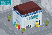 Car wash building