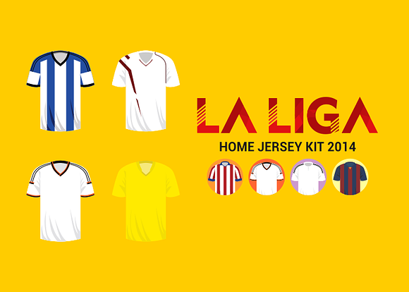 La Liga Home Jersey 2014 in Objects - product preview 3