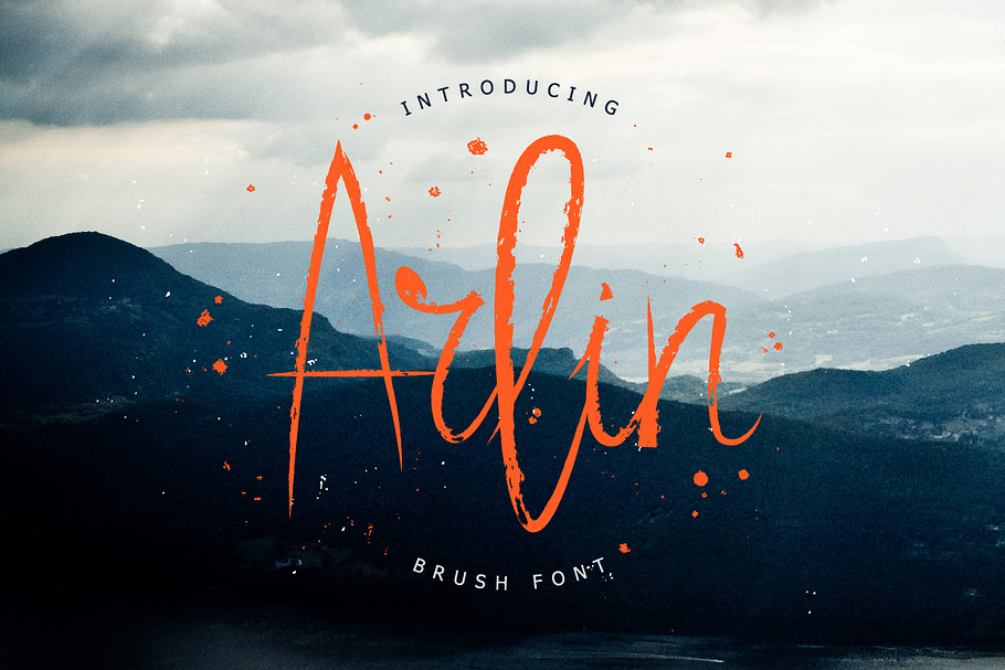 Arlin Brush Font in Script Fonts - product preview 8