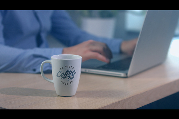 4K video coffee mug mock-up +psd in Print Mockups - product preview 1
