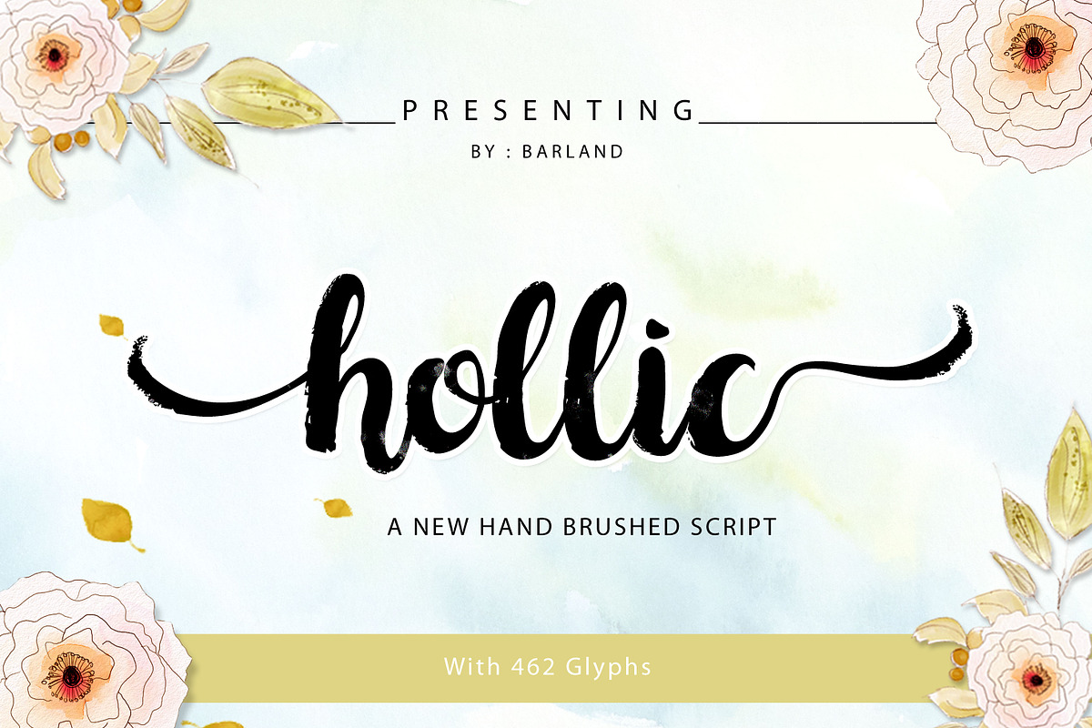 Hollic Brush in Brush Fonts - product preview 8