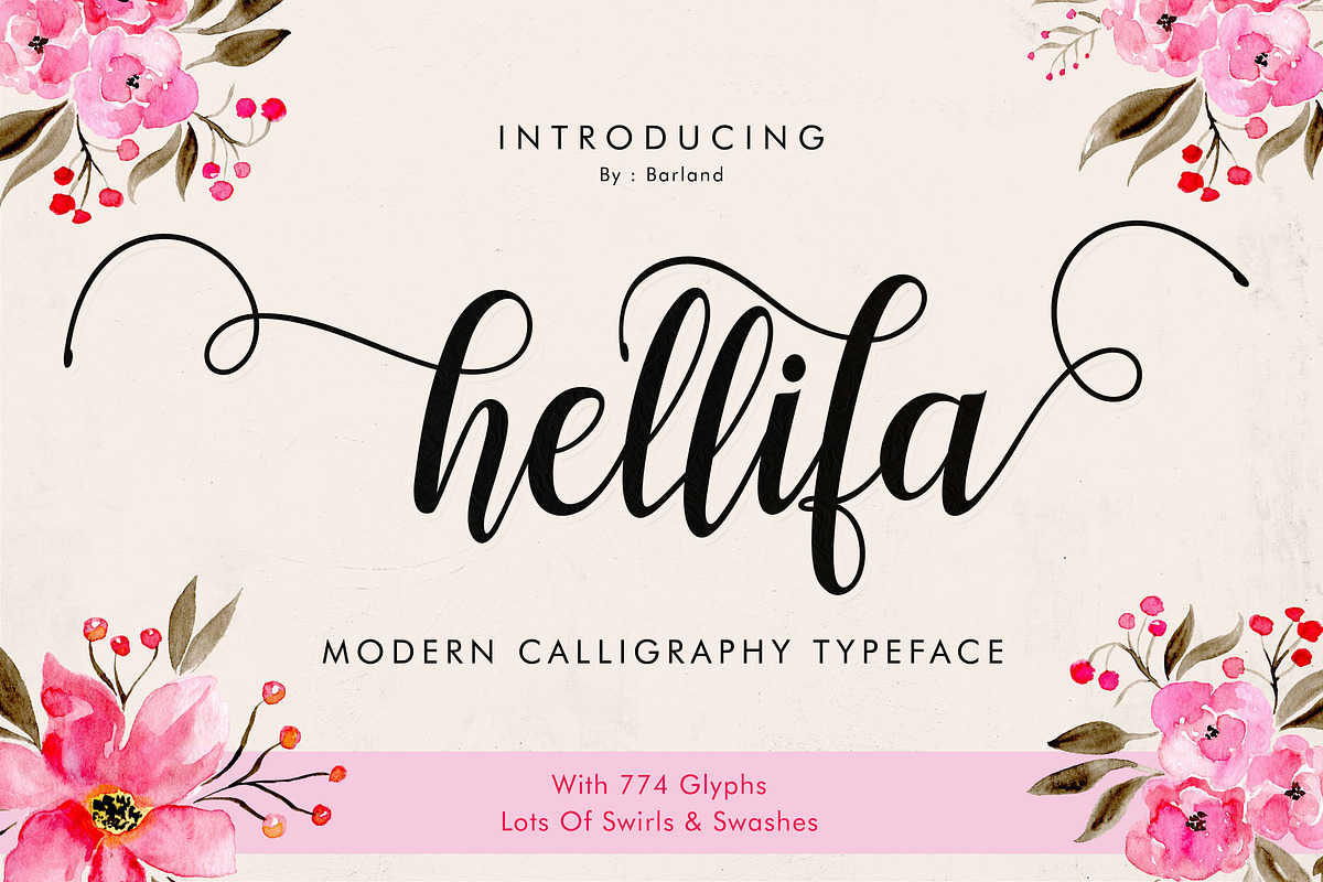 Hellifa Script - 20% OFF in Chalkboard Fonts - product preview 8