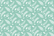 Natural Leaves Pattern Background