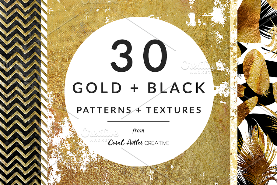 Gold + Black Patterns and Textures in Patterns - product preview 8