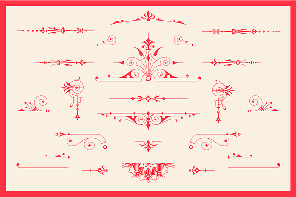 Decorative Ornaments Bundle in Illustrations - product preview 3