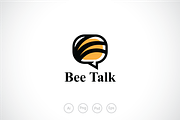 Bee Forum Talk Logo Template