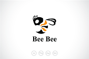 Bee Buzz Logo Template