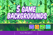 5 Game Seamless backgrounds #3