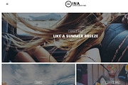 INA - A Photo Stories Blog Theme