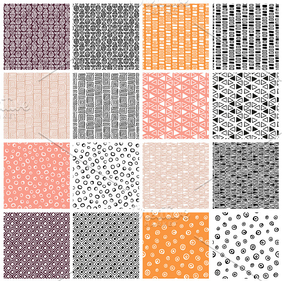 Ink geo patterns in Patterns - product preview 1