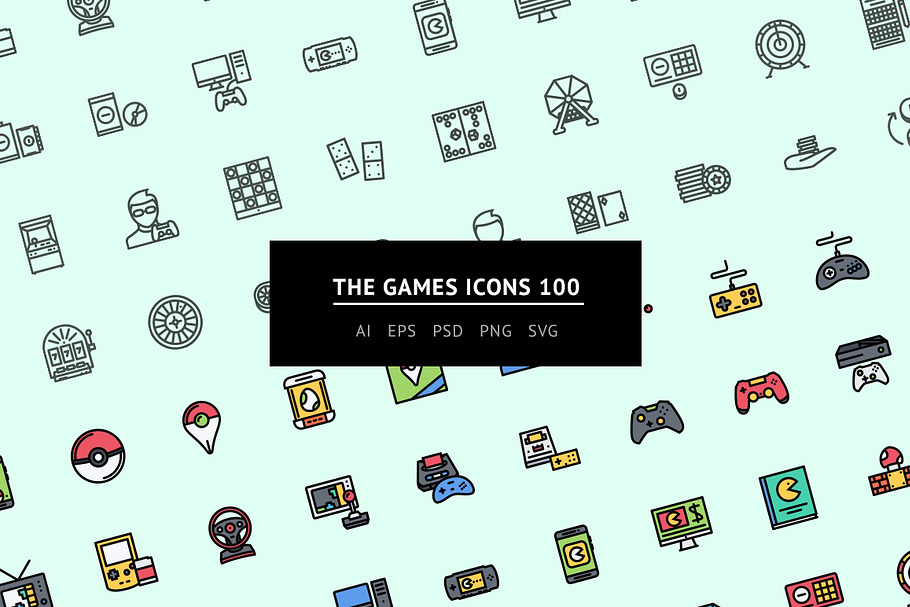 The Games Icons 100 in Video Game Icons - product preview 8