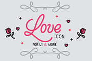Love icons
