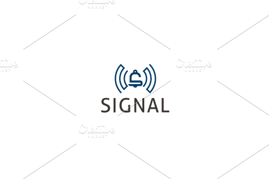 Signal_logo in Logo Templates - product preview 8