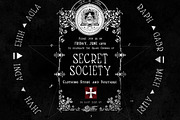 Handmade Font SecretSociety