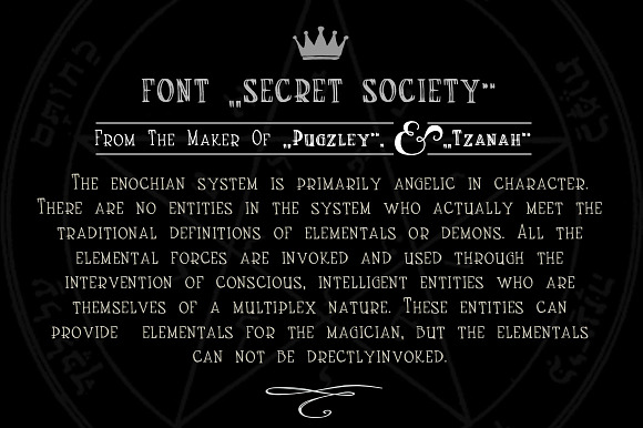 Handmade Font SecretSociety in Script Fonts - product preview 2