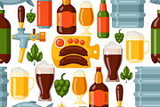 Patterns with beer icons.