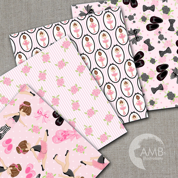 Ballerina Digital Papers, 1307 in Patterns - product preview 1