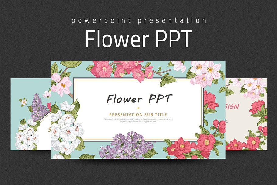 Flower PPT in PowerPoint Templates - product preview 8