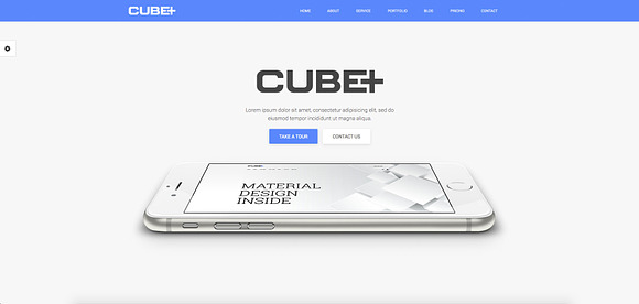 CubePlus HTML5 Responsive Template in Bootstrap Themes - product preview 4