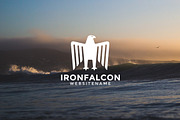 Iron Falcon Logo Template