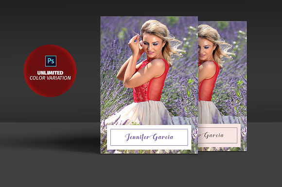 Modeling Comp Card V01 in Postcard Templates - product preview 1