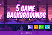 5 Game Seamless backgrounds #2