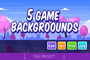 5 Game Seamless backgrounds #1