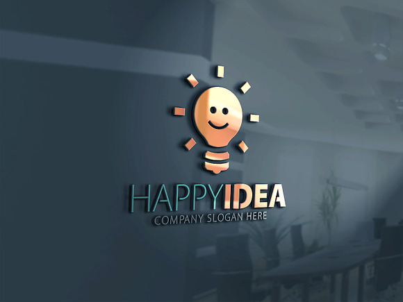 Happy idea Logo in Logo Templates - product preview 1