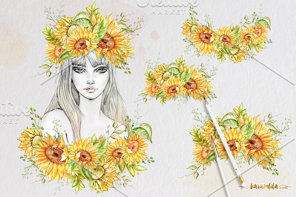 Hello August in Illustrations - product preview 1