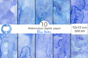 Digital Paper - Blue Water