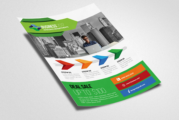 Boost Your Business Flyer Template in Flyer Templates - product preview 1