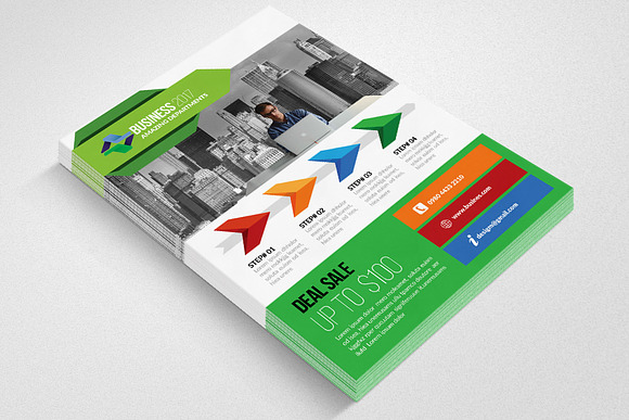 Boost Your Business Flyer Template in Flyer Templates - product preview 2