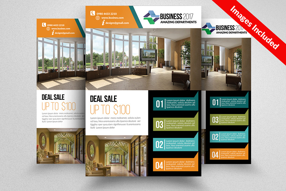 Real estate Business Flyer Template in Flyer Templates - product preview 8