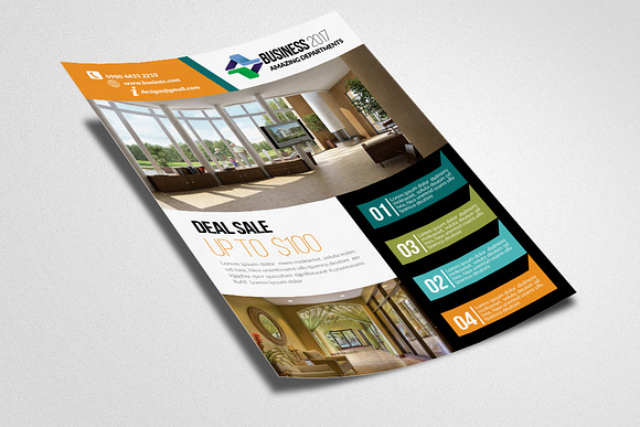 Real estate Business Flyer Template in Flyer Templates - product preview 1