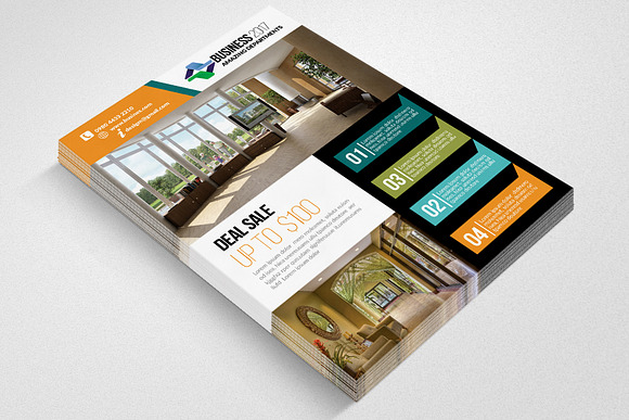 Real estate Business Flyer Template in Flyer Templates - product preview 2