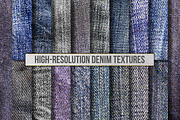 High-Res Blue Jean Denim Textures