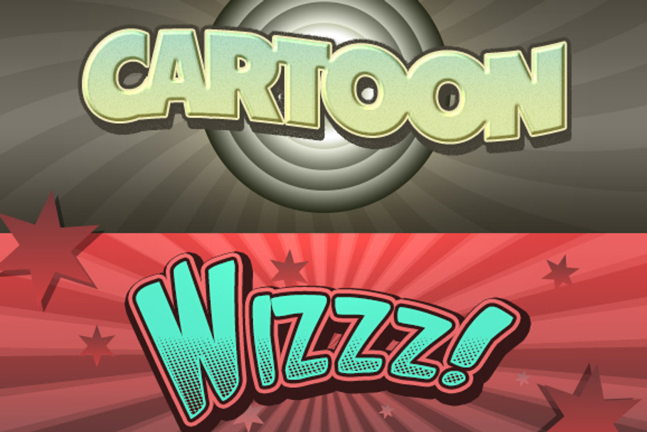 Cartoon and Comic Book Styles in Photoshop Layer Styles - product preview 8