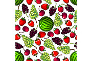 Juicy sweet berries pattern